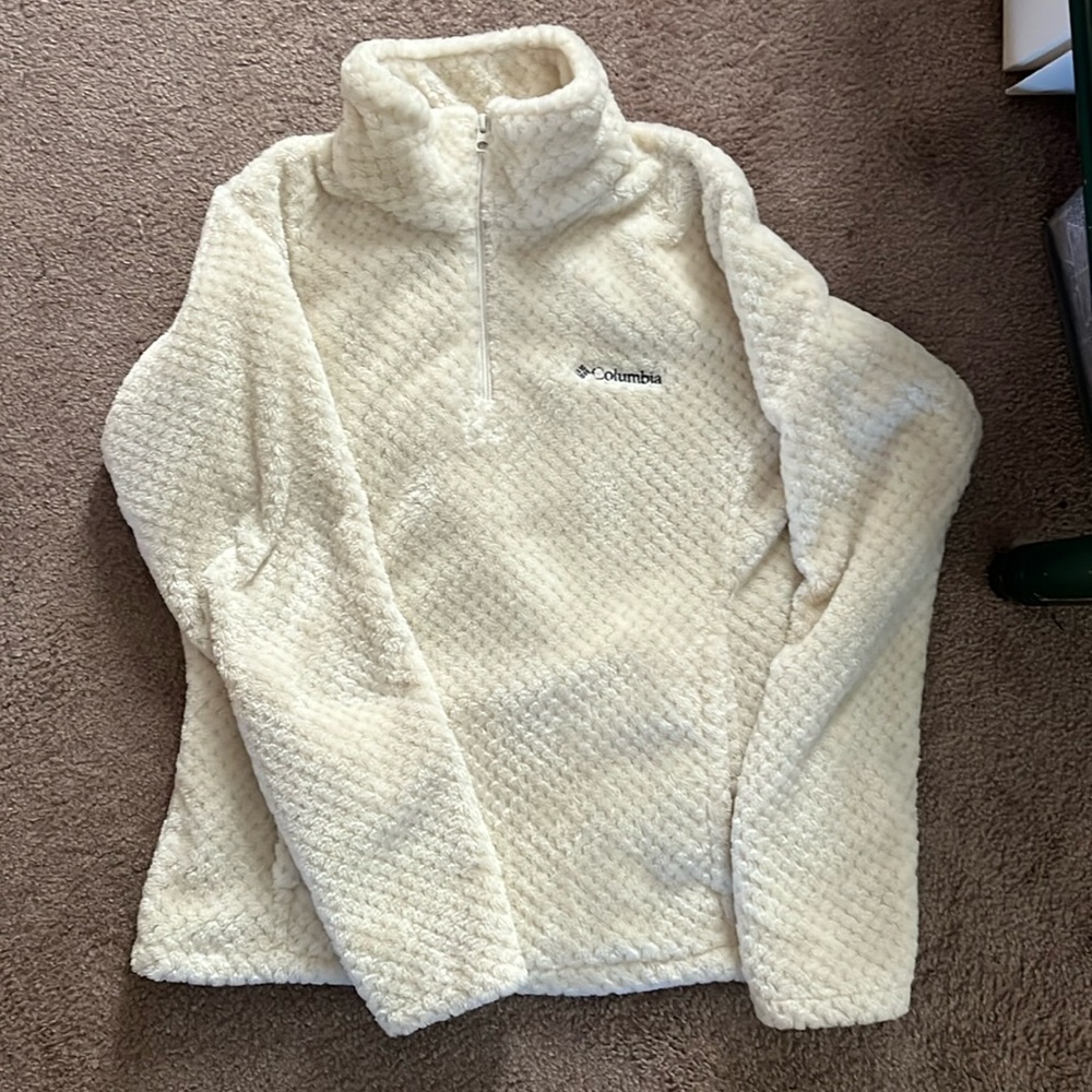 Columbia quarter zip fuzzy